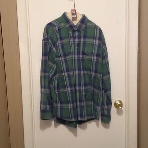 Painted Desert By Wrangler Long Sleeve Button Down Shirt - Size Large